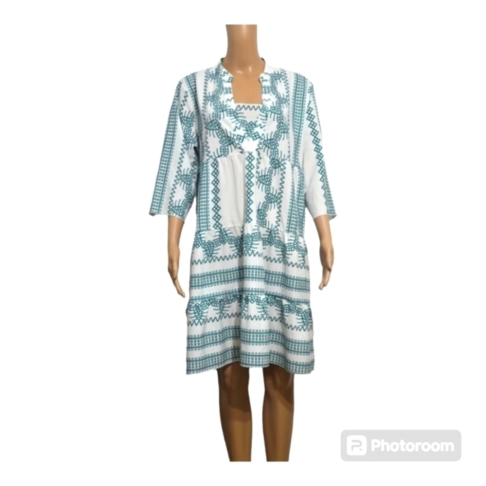 Made With Love Boho Tiered Tunic Dress